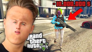 Hackerin klaut mir 10000000 in GTA 5 [upl. by Ikir]