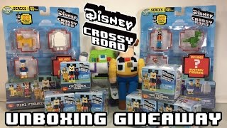 Disney Crossy Road GIVEAWAY amp UNBOXING Mystery Figure amp Plush Prize Pack [upl. by Malilliw78]