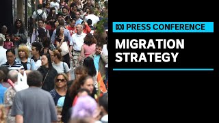 IN FULL Federal government launches their migration strategy  ABC News [upl. by Sanbo592]