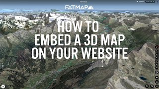 How to Embed a 3D Map on Your Website with FATMAP [upl. by Ginnifer]