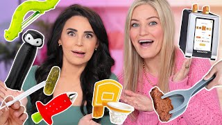 TESTING FUNNY KITCHEN GADGETS w iJustine  Part 18 [upl. by Zug573]