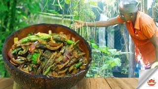 Long Beans amp Dried Sprats Curry  Cuisine of sri lanka [upl. by Dragon]