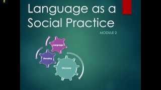 Language as a social practice [upl. by Fablan]