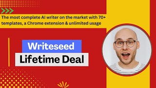 Writeseed Lifetime Deal I Create SEO optimized content for your blog website amp more 10x faster [upl. by Einnok138]