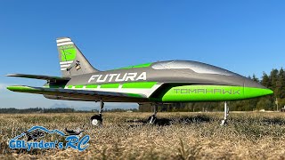 Maiden Flight  FMS Futura 64mm EDF Sport Jet PNP [upl. by Berke690]