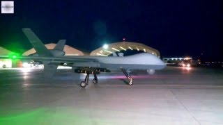 MQ9 Reaper Night Launch [upl. by Annal]