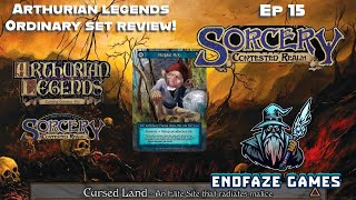 Arthurian Legends Ordinary Set Review  EndFaze Games  Sorcery Contested Realm [upl. by Nirrak]