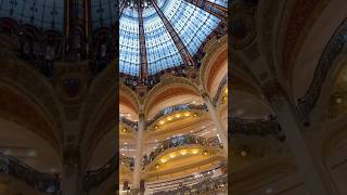 ✨ Galeries Lafayette 🛍️ Paris galerieslafayette paris france travel youtubeshorts shorts [upl. by Anahpos]