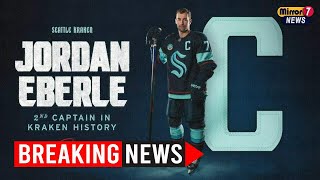 Seattle Kraken Name Jordan Eberle as New Team Captain [upl. by Neerac]