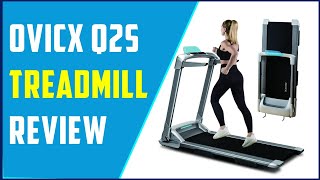 ✅OVICX Q2S Electric Folding Treadmill ReviewCompact Walking Running Machine Quick Review [upl. by Ayik919]