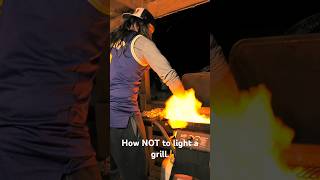 How NOT to light a grill [upl. by Hackett]