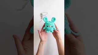 Yarn Ball Bunny for National Crochet Month March 🧶 Free Easy Beginner Amigurumi Crochet Pattern [upl. by Muirhead139]