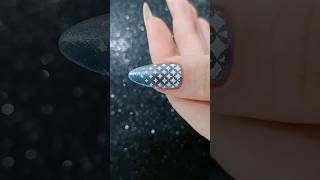 Stamp Nail Art 🔹 nailart nailicious nails naildesign nailtutorial nailtechniques nailspolish [upl. by Burnsed]