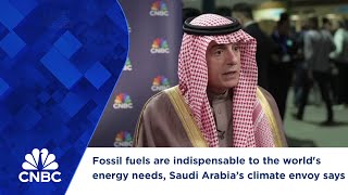 Fossil fuels are indispensable to the worlds energy needs Saudi Arabia’s climate envoy says [upl. by Yelmene]