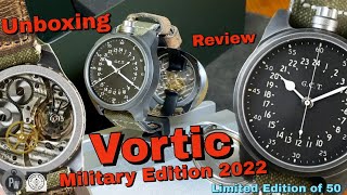 Unboxing 📦 Vortic MILITARY EDITION 2022 — Hamilton GCT Pocket Watch Conversion — Limited 50 Pieces [upl. by Khan898]