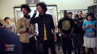 Les Twins Dance Battle Circle  World Of Dance New York 2011 pt2 Sharp edge [upl. by Bigler]