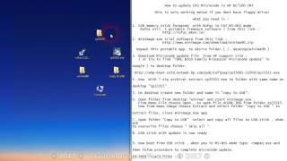 How to update cpu microcode in BIOS  HP DC 7100 [upl. by Colvin]