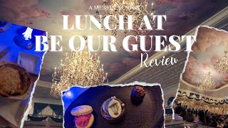 Lunch at Be Our Guest restaurant  Disney Dining Reservations  Walt Disney World [upl. by Missie]