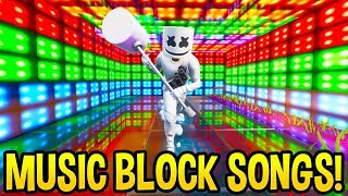 AMAZING Fortnite SONG CREATIONS Using the NEW Music Blocks Creative Mode [upl. by Corso306]