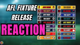 AFL Fixture REACTION  Fair Or Unfair [upl. by Denae]