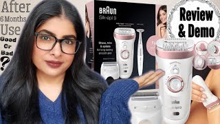 Braun Silk Epil 9 Epilator Review Demo  Braun Epilator  How To Use Apilator  Antima Dubey Samaa [upl. by Nobell]