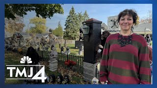 Handmade Horrors Wauwatosa womans haunting display is her dream come true [upl. by Novled]