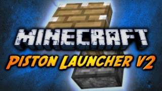 Minecraft Piston Launcher v2 [upl. by Slen]