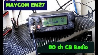 Maycom EM27 80 channel legal UK CB Radio [upl. by Ysabel]