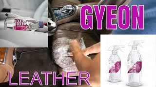 Do These Make Leather Cleaning Too Easy Gyeon Mild amp Strong Leather Cleaners PreCoating Cleaners [upl. by Ahsemac]