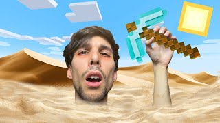 SOPRAVVIVO 24 ORE NEL DESERTO di MINECRAFT [upl. by Aivital]