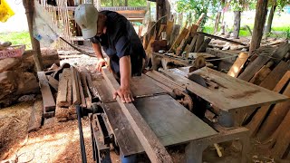 How to cut wood that has been left for many years [upl. by Pat]