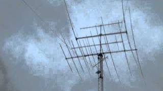 KB0EO antennas in windstorm [upl. by Ahseena134]