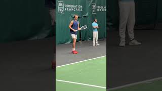 Daniil Medvedev practice Rolex Paris Masters 2024 daniilmedvedev [upl. by Relyhcs]