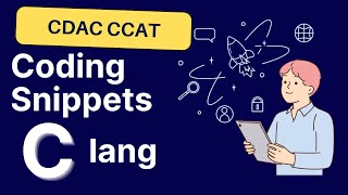 🤩C snippets MCQ for CDAC Exam  c mcq for cdac exam  cdac exam preparation cdac c [upl. by Ynnaffit525]