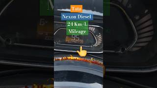 Mileage 24 KML with Active Cruise Control  Tata Nexon Diesel  Bangalore Mysore Expressway nexon [upl. by Ennylhsa]