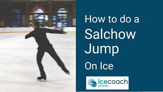 Ice Skating Tutorial  How to do a Salchow Jump On Ice [upl. by Reiss]