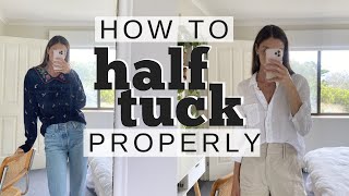 HOW TO HALF TUCK  Tutorial amp Examples [upl. by Rivard612]