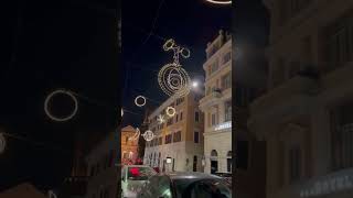 Christmas lights begin in Italy italy Christmas stmas 2024 [upl. by Bui]