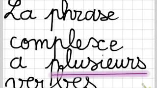 Quest ce quune phrase complexe n1 [upl. by Fanchon236]