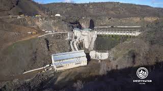 COPCO 1 DRAWDOWN DAM BLAST Klamath River California [upl. by Brew]