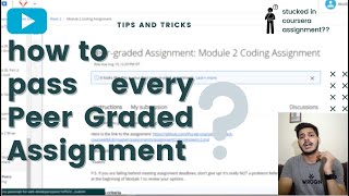 Pass Every Coursera PeerGraded Assignment With 100  Credit 2020  Coursera Assignment  Coursera [upl. by Scheider]