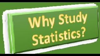 Why Study Statistics Basic [upl. by Sirapal]