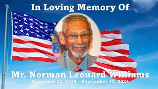 Mr Norman L Williams Homegoing Celebration [upl. by Bryon57]