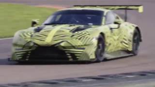 2018 Aston Martin Vantage GTE Spied Testing [upl. by Ahael]