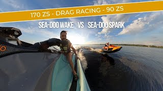 SeaDoo Wake 170 VS SeaDoo Spark 90 [upl. by Burrow]