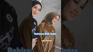 Bahiraza midi dressfashion sarimbit2025 ootd [upl. by Velleman681]