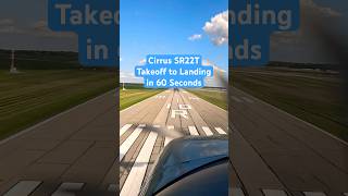 Entire Flight in Under a Minute  Flying the Cirrus SR22T cirrus aviation aircraft sr22t sr22 [upl. by Bluefarb]