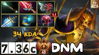 dnm  Clinkz Engulfing Step Carry  34 KDA  736c  Immortal Dota [upl. by Adnamma658]