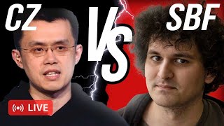 URGENT CZ Binance vs SBF FTX Can FTX Survive [upl. by Aisitel]