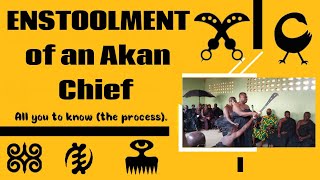 ENSTOOLMENT OF AN AKAN CHIEF ASANTE TRADITION [upl. by Anatak153]